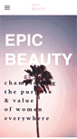 Mobile Screenshot of epicbeauty.org